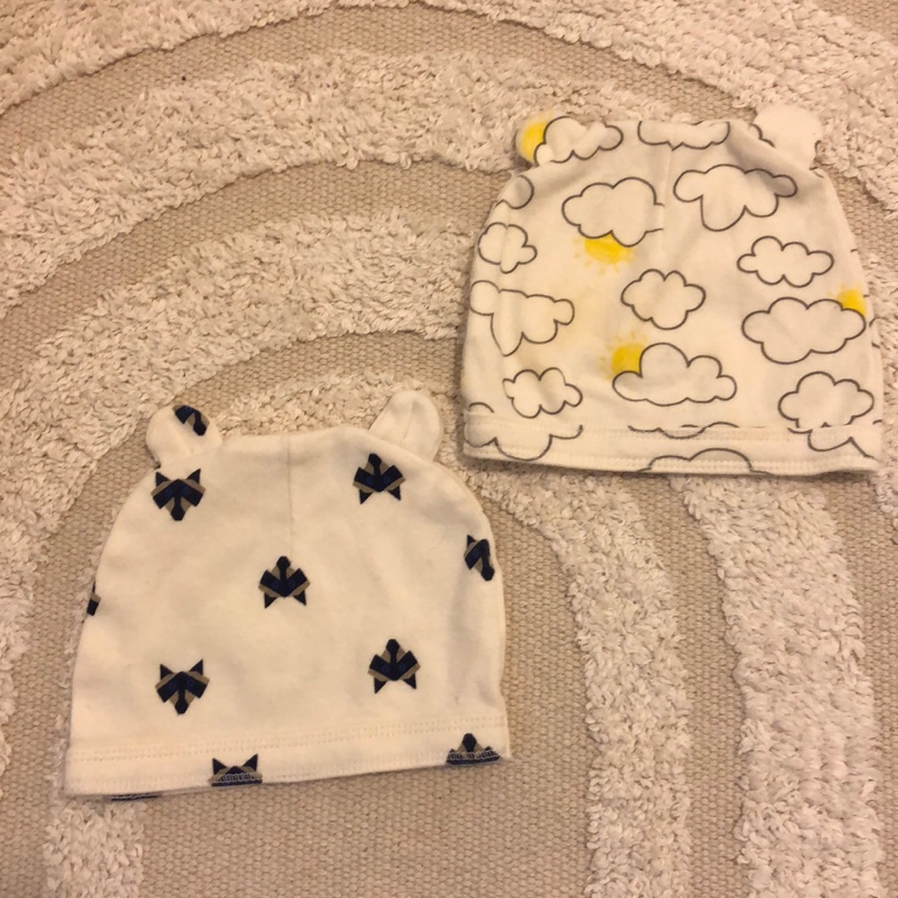 Baby hats with ears